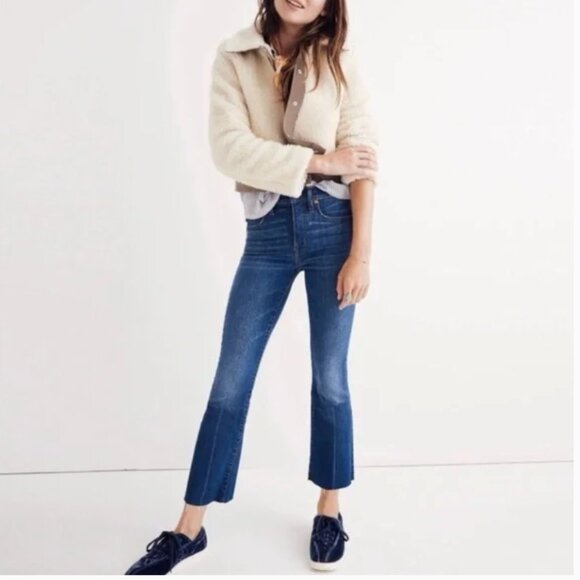 Madewell Cali-Demi Boot Jeans Split Hem Edition - Picture 4 of 4